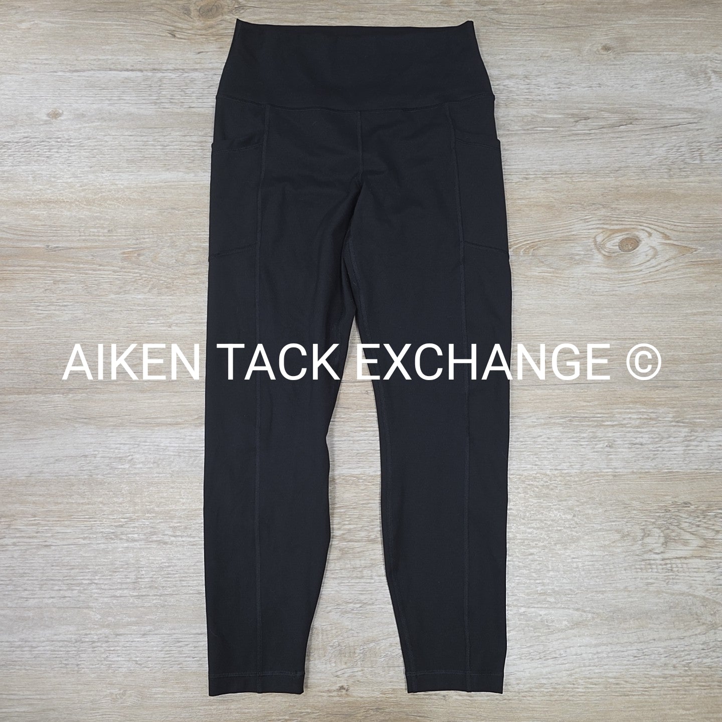 Yogalicious Lux Hi-Rise Tribeca Ankle Tights w/ Pockets, Women's Size L
