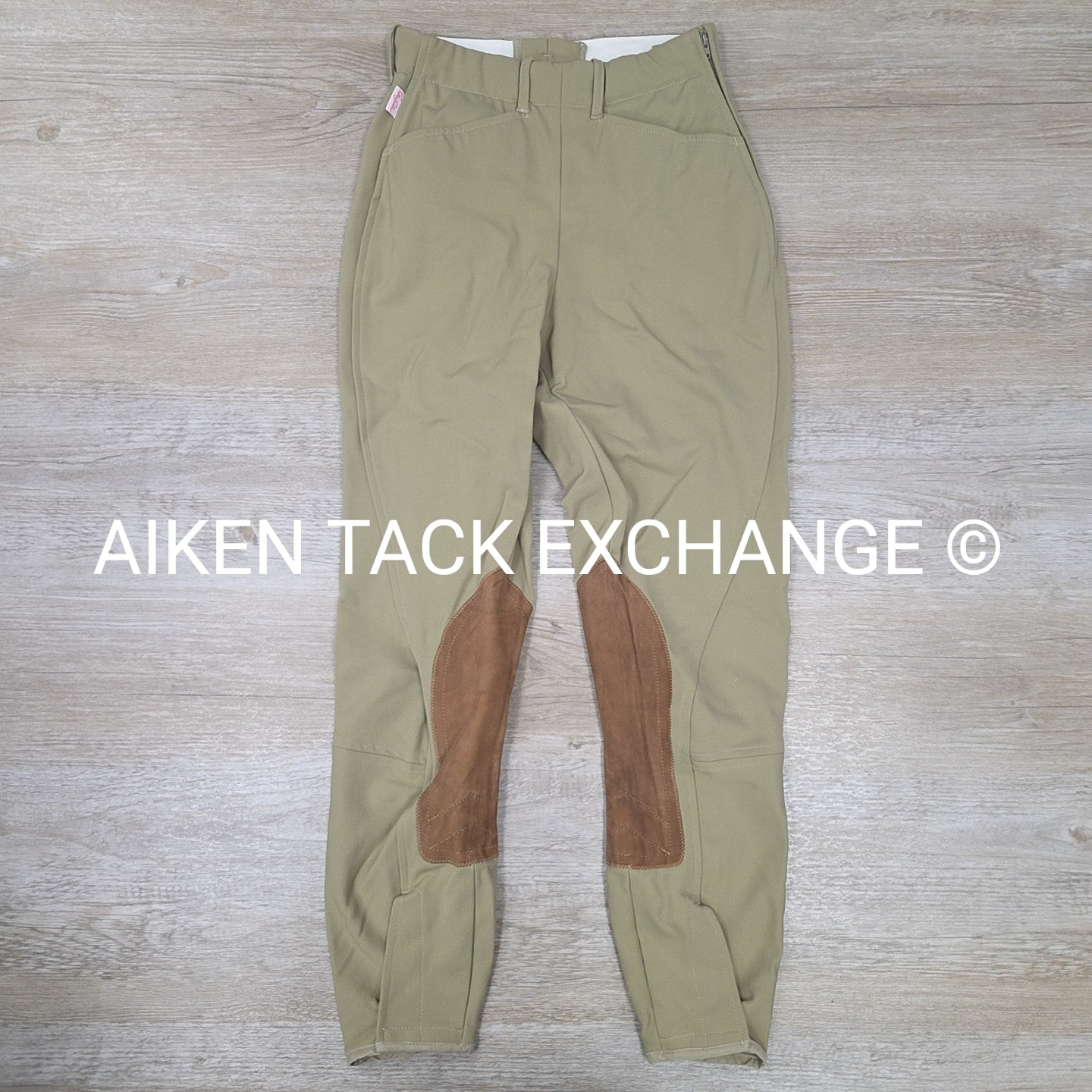 Tailored Sportsman Supreme Hunter Side Zip Knee Patch Breeches, Size 24