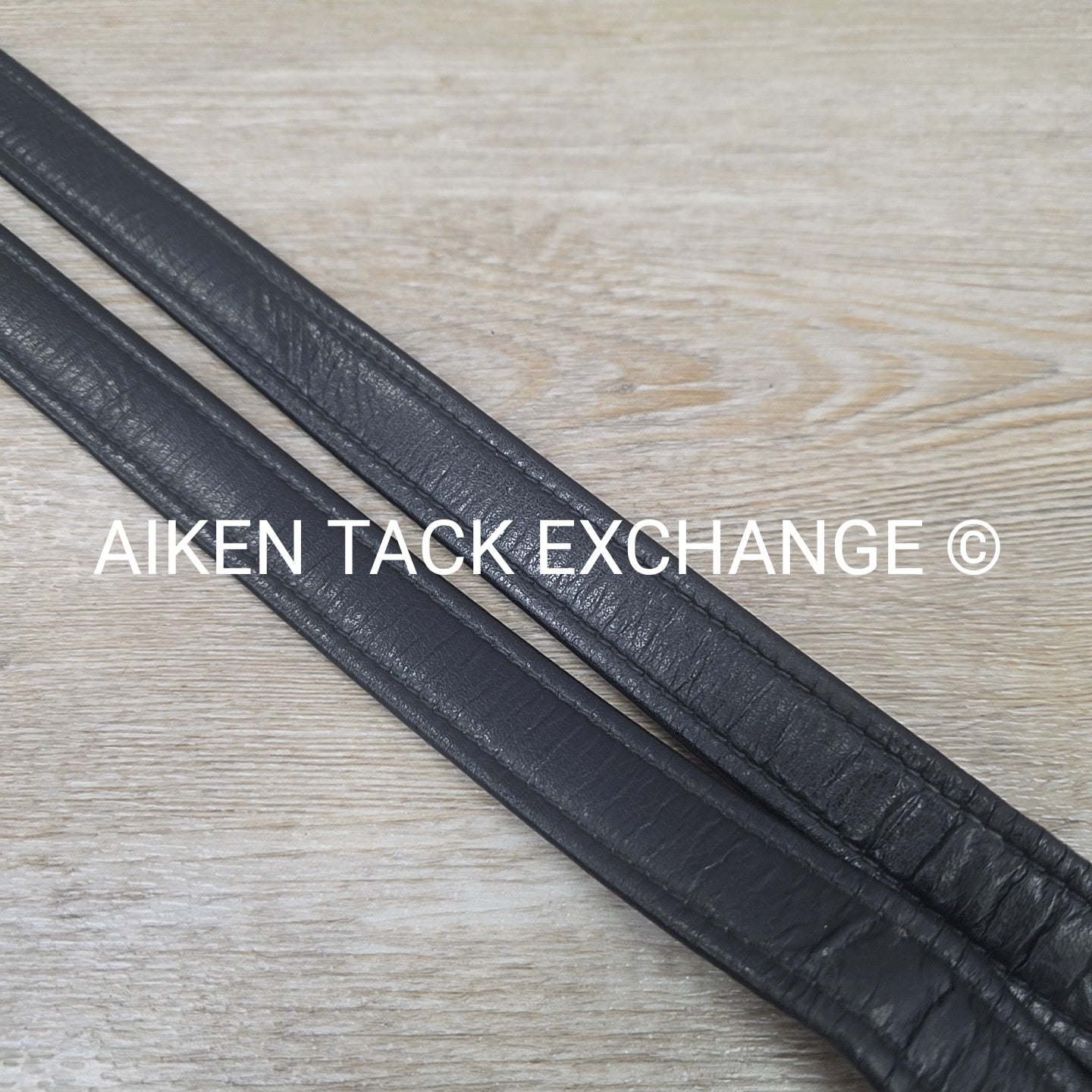 English Stirrup Leathers, Black, 58"