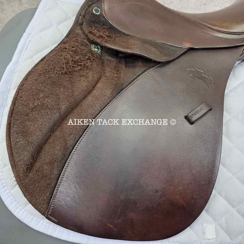 Stubben Laurus All Purpose Jump Saddle, 16" Seat, 32cm Tree - Extra Wide, Wool Flocked Panels