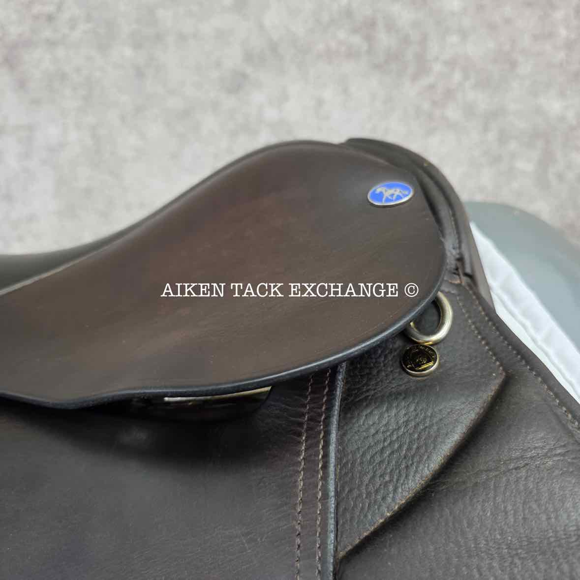 Balance by Frank Baines GPD All Purpose Saddle, 17.5" Seat, XX-Wide Hoop Tree, Wool Flocked Panels