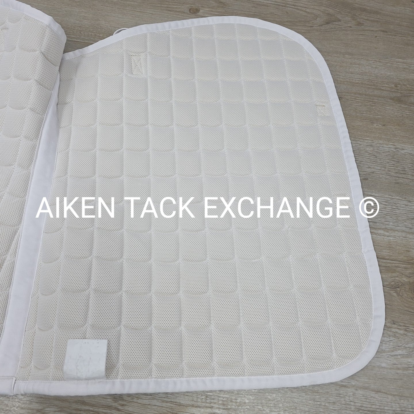 Horze All Purpose Saddle Pad, White/Silver, Size Full