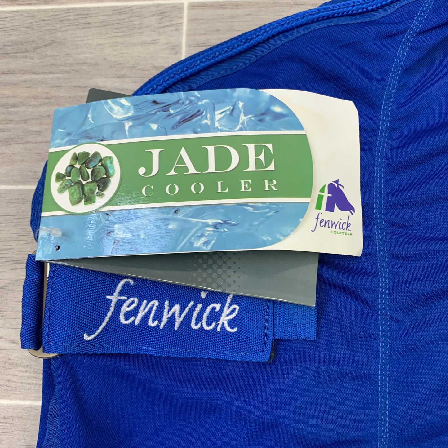 **CLEARANCE** Fenwick Equestrian Therapeutic Jade Cooler, Royal Blue (Sizes 74", 78" & 82")