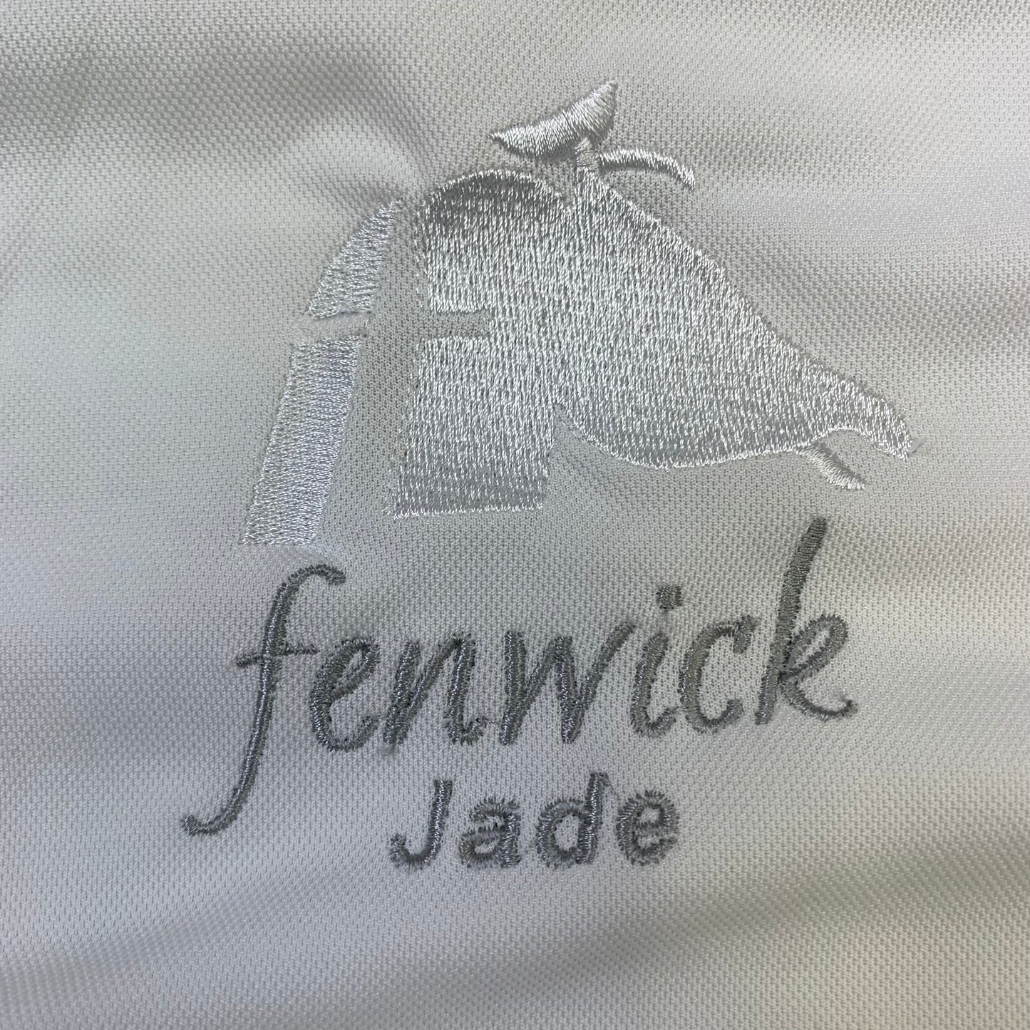 **CLEARANCE** Fenwick Equestrian Therapeutic Jade Cooler, White (Sizes 80" & 82")