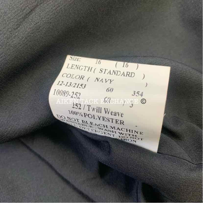 TuffRider Starter Show Coat, Size 16 R