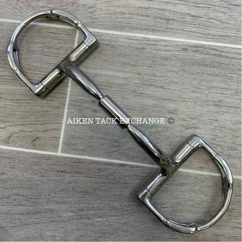 Myler D Ring Bit w/ Hooks and Comfort Snaffle Wide Barrel MB 02 4.5"