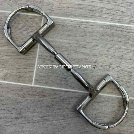 Myler D Ring Bit w/ Hooks and Comfort Snaffle Wide Barrel MB 02 4.5"