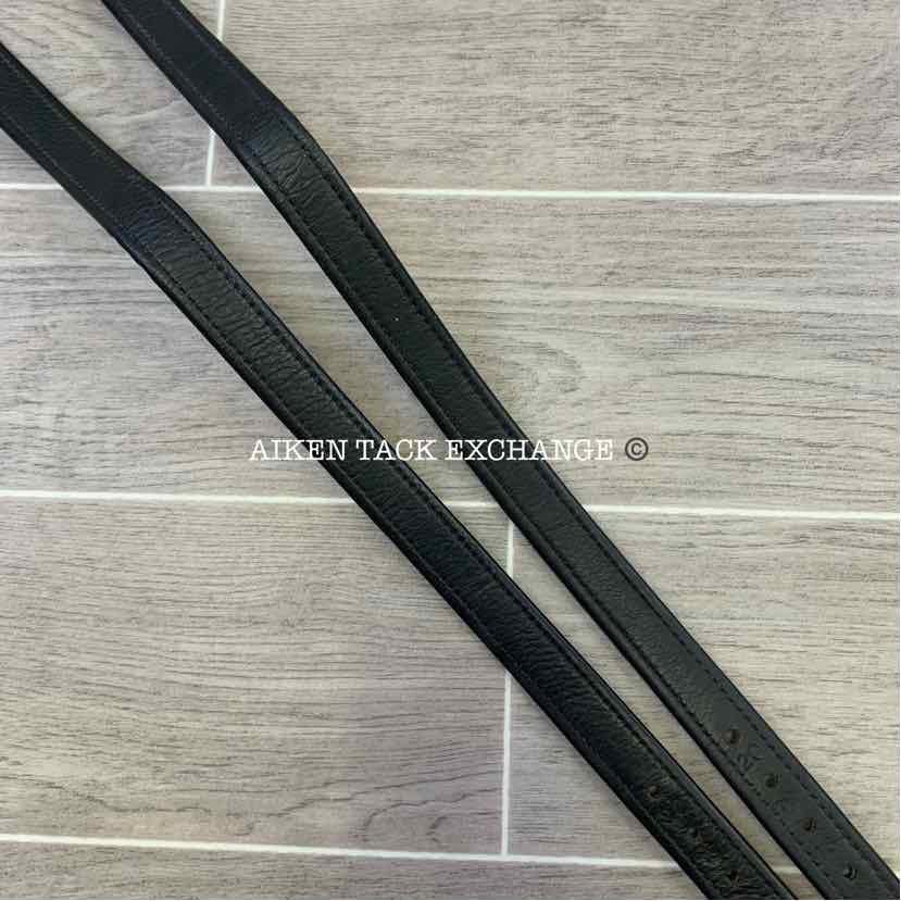 Devoucoux Stirrup Leathers, Black, 54"