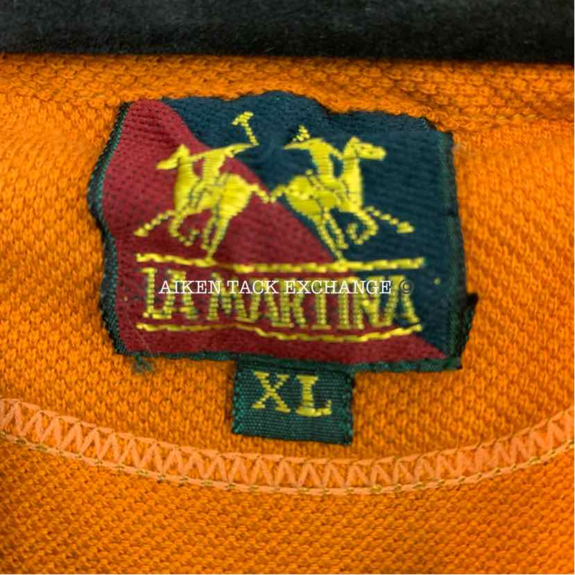 La Martina Polo Gear Short Sleeve Pique Polo Shirt, Size XL, Brand New