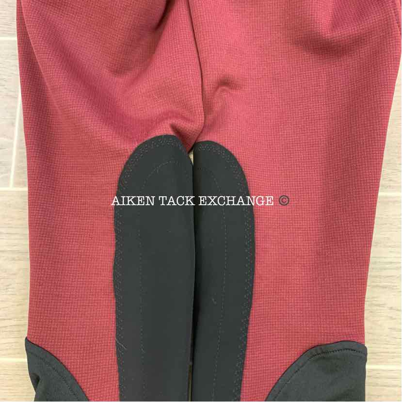 Kerrits Fleece Lined Knee Patch Tights, Size Medium