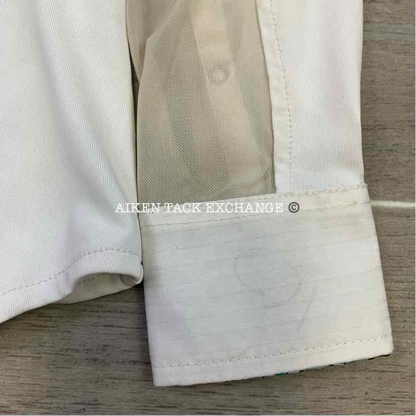 Equine Couture Long Sleeve Sun Shirt Show Shirt, Size 10