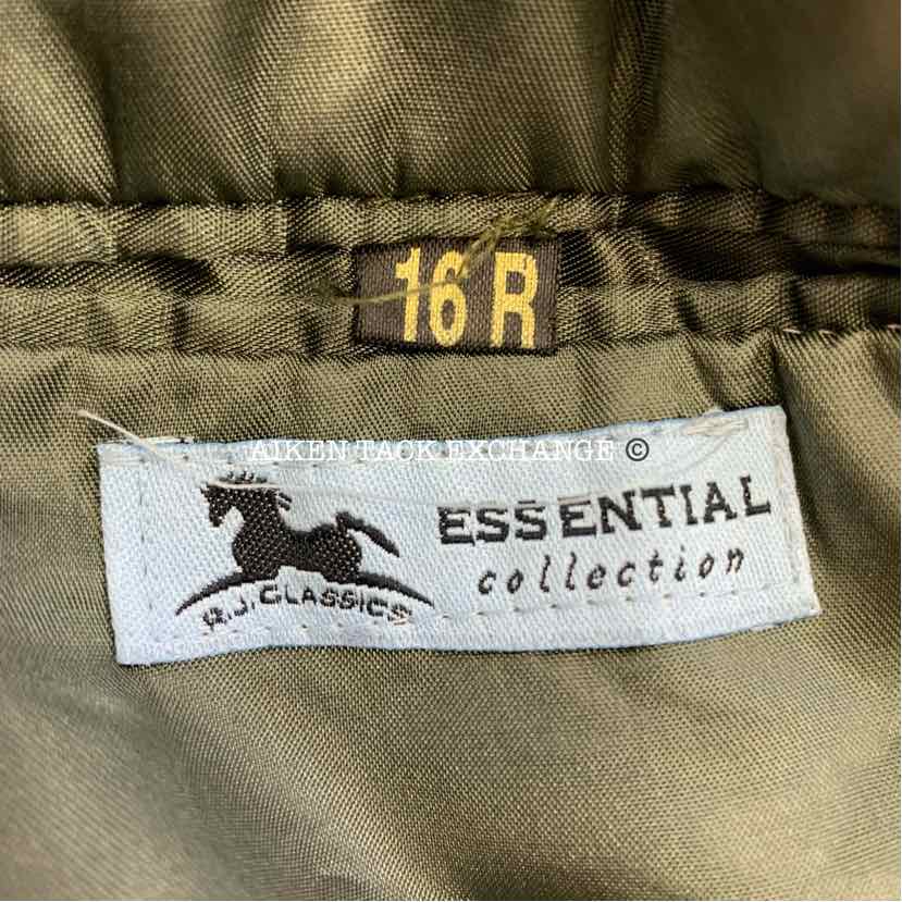 RJ Classics Essential Collection Show Coat, Size 16 R
