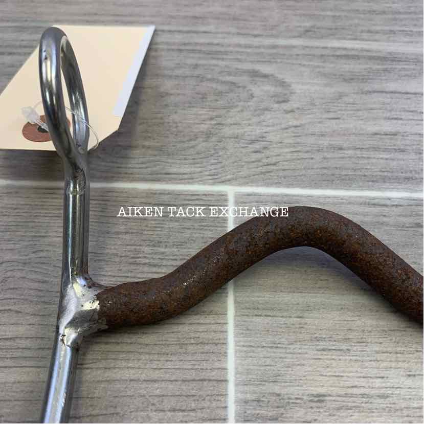 Bit Master Ported Sweet Iron Mullen Mouth Shank Bit 5"