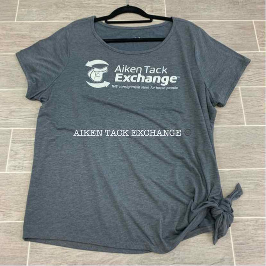 Women's Plus, Aiken Tack Exchange T-Shirt, Grey