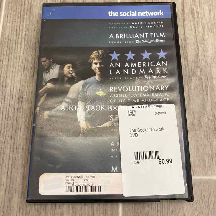 The Social Network DVD