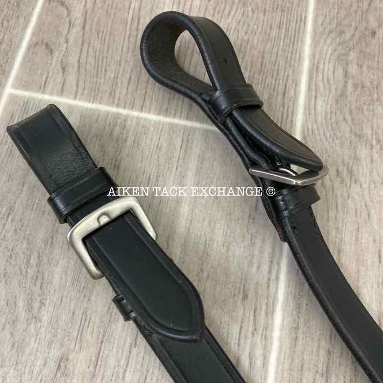 KL Select Red Barn Travers Bridle with Matching Reins, Black,Oversize, Brand New
