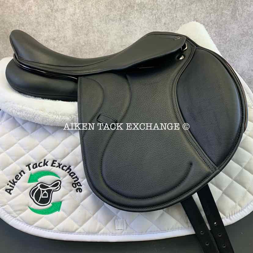 2023 MaxFlex Valentin All Purpose Jump Saddle, 17.5" Seat, Flex Tree - Adjustable (Custom Gullet), Wool Flocked Panels