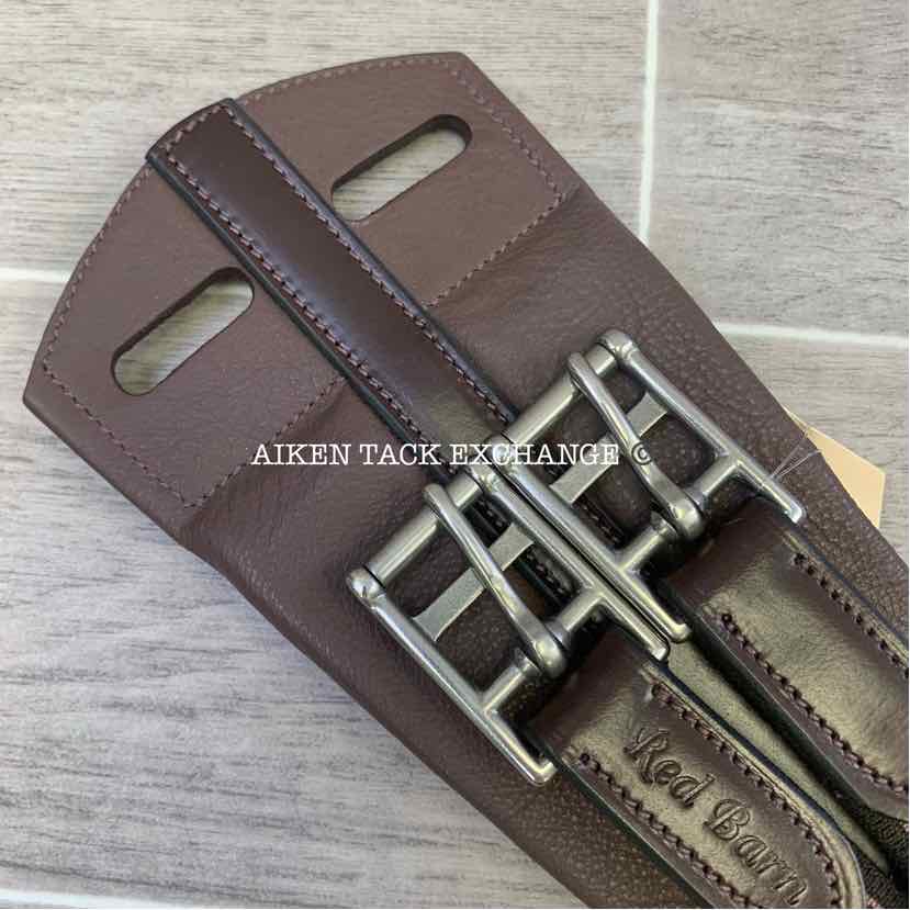 KL Select Red Barn Smart Contour Dressage Girth, Brown, 28"