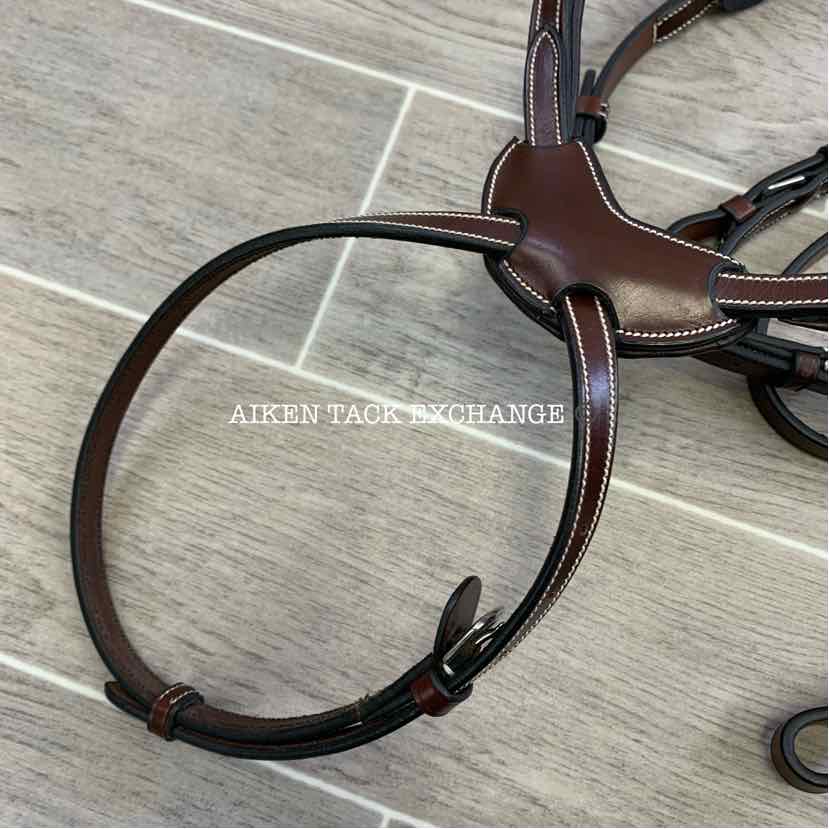 KL Select Italia Chase Figure 8 Bridle with Rubber Reins, Brand New, Size Full