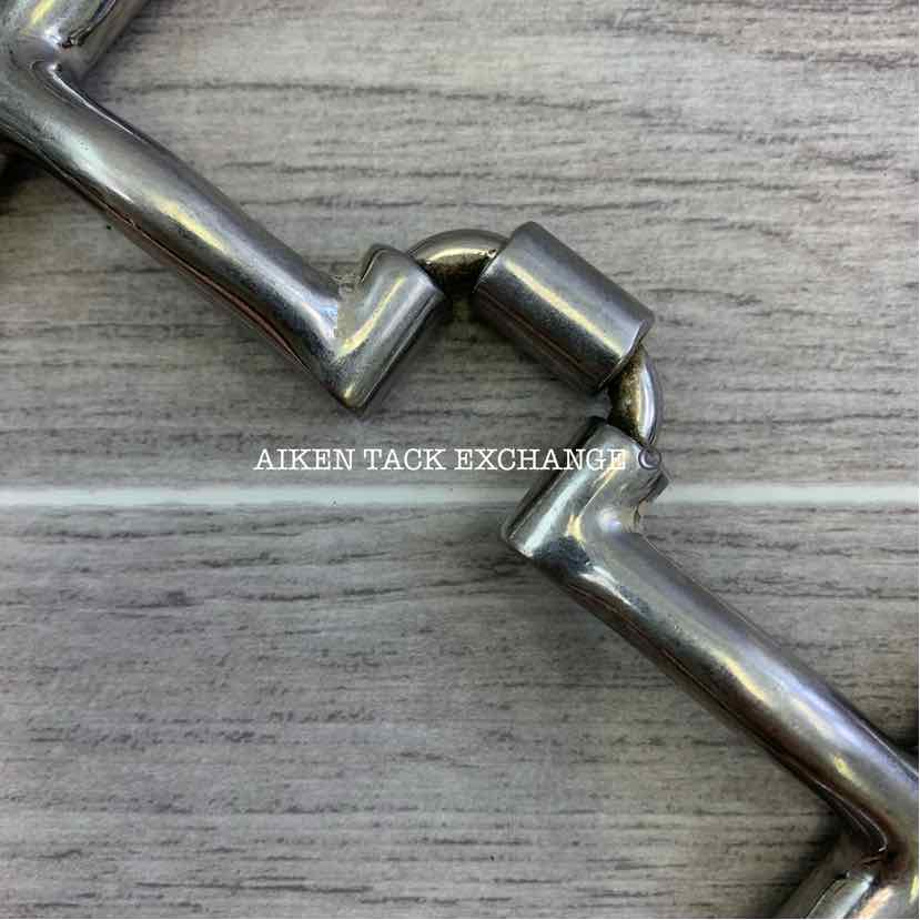 Myler Dee with Hooks Correctional Low Port Barrel Bit MB 27PB 5"
