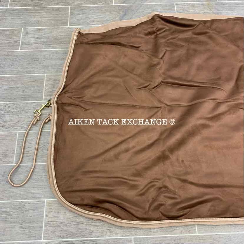 **CLEARANCE** Fenwick Equestrian EquSuede Performance Dress Blanket Cooler, Mocha, 74"