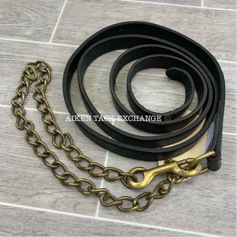 Nunn Finer Leather Lead w/ Brass Chain