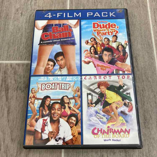 4 Film Pack: Ball & Chain, Dude, Where's the Party, Boat Trip, & Chairman of the