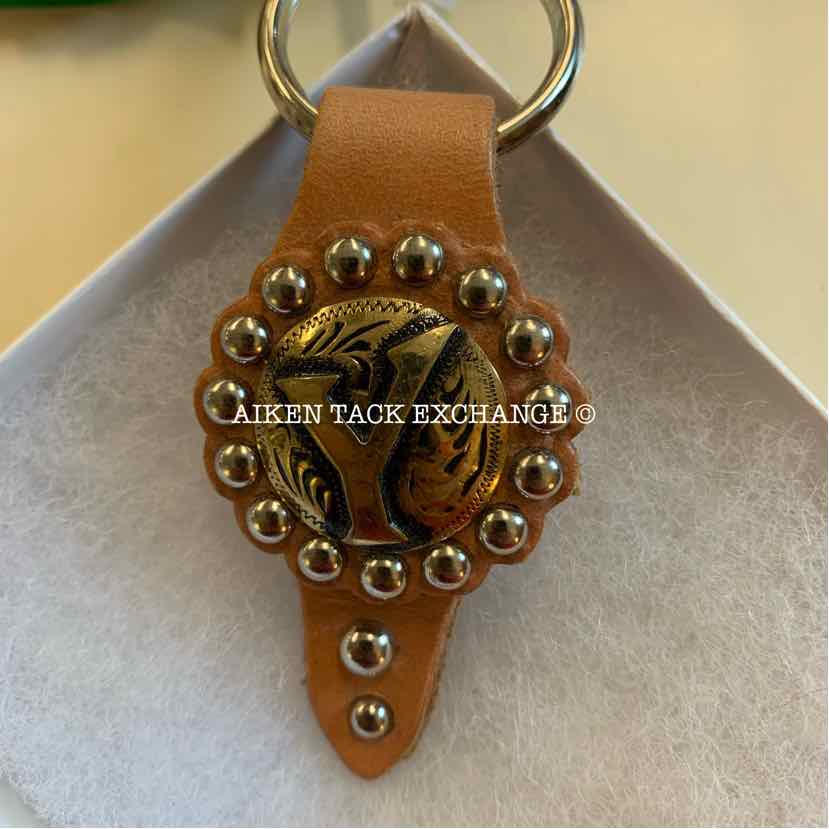 "Y" Initial Key Chain, Brand New