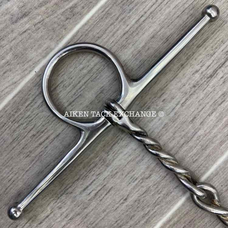 5" Full Cheek Single Jointed Twisted Wire Bit