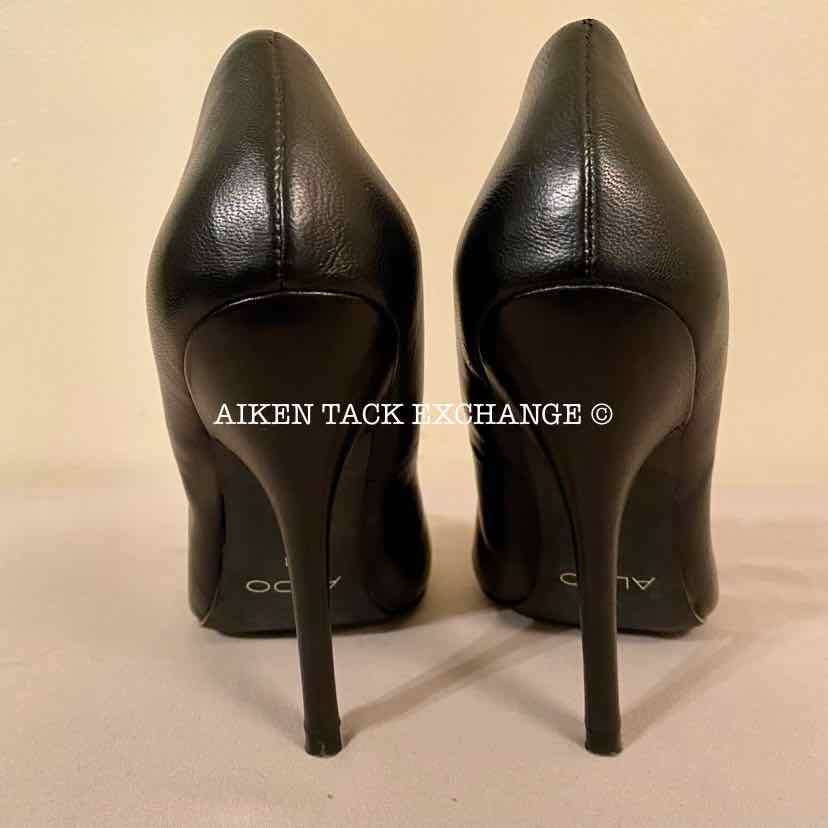 Women's 8, Aldo Pointed Toe Stiletto Heel Pumps, Black:Arielle's Wardrobe: Footwear:Aldo:The Aiken Tack Exchange