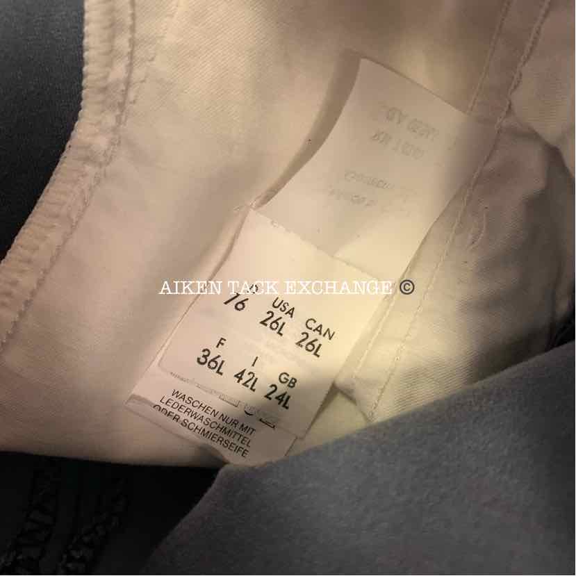 Pikeur Front Zip Knee Patch Breeches, Size 26 L