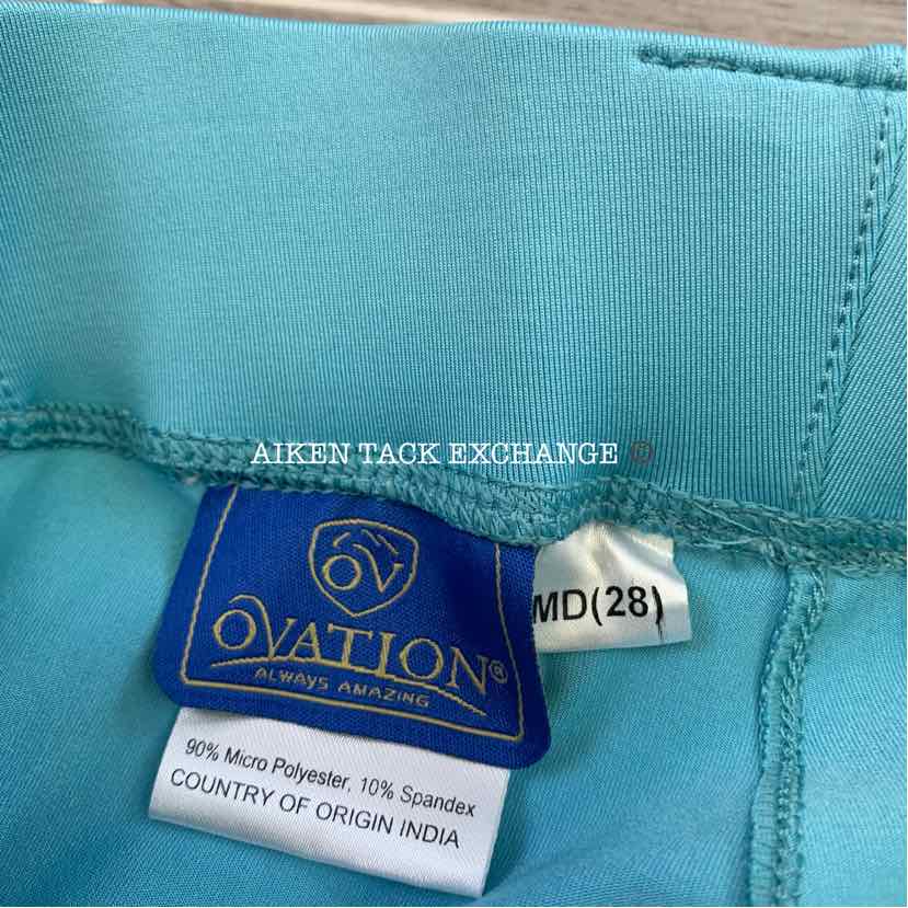 Ovation AeroWick Silicone Knee Patch Tights, Size Medium