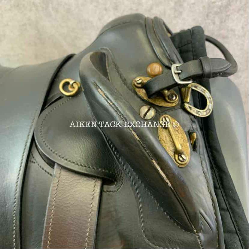 **SOLD** Australian Outrider Collection AOC Stockman Bush Rider Saddle (No Horn), 19" Seat, Wide Tree