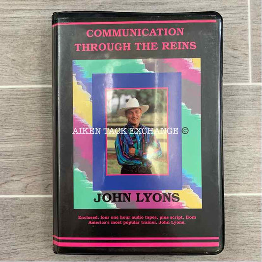 Communication Through the Reins by John Lyons, 4 Cassette Tapes