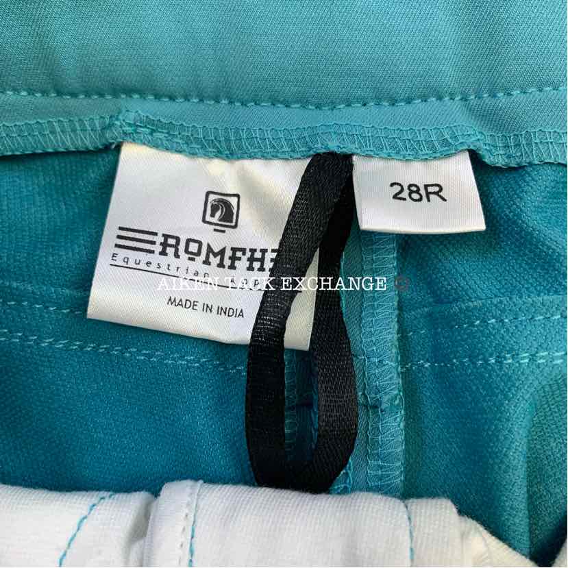 Romfh Sarafina Euro Seat Knee Patch Breeches, Size 28 R