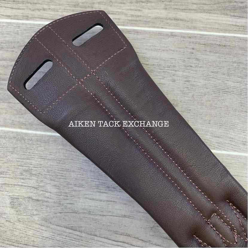 KL Select Red Barn Smart Contour Dressage Girth, Brown, 22"