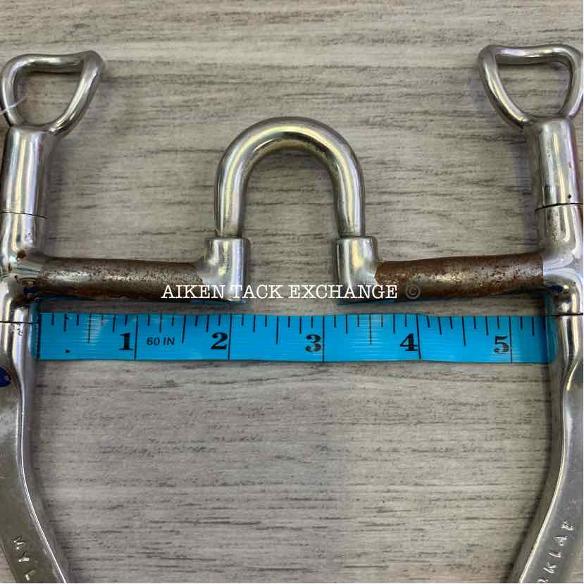 Myler Flat Shank Bit w/ Traditional Correctional MB 27