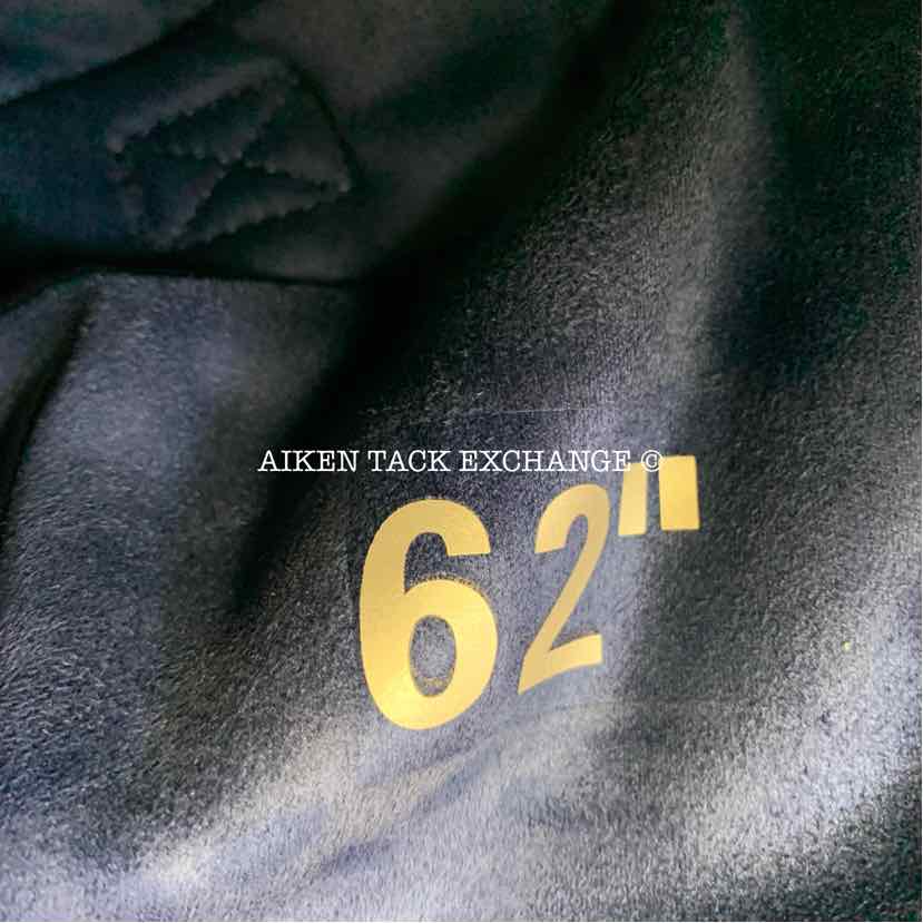**CLEARANCE** Fenwick Equestrian EquSuede Performance Dress Blanket, Blue, 62"