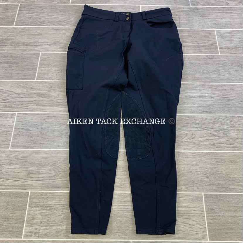 Stevie Equestrian Knee Patch Breeches, Size 28R