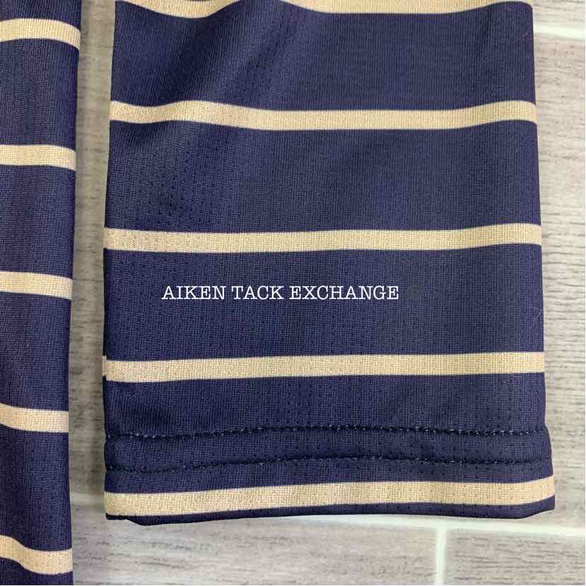 Espoir Equestrian Stripe Long Sleeve Top, Size XS