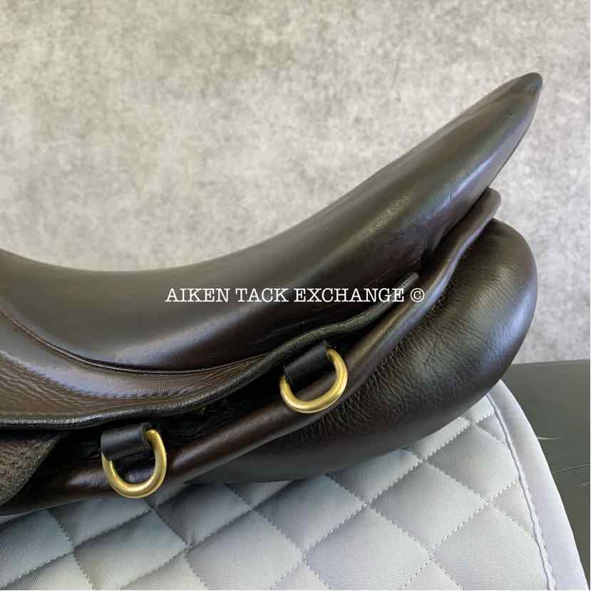 **SOLD** 2007 Stubben Roxane Deluxe Jump Saddle, 18.5" Seat, 32 cm Tree - Wide, Wool Flocked Panels