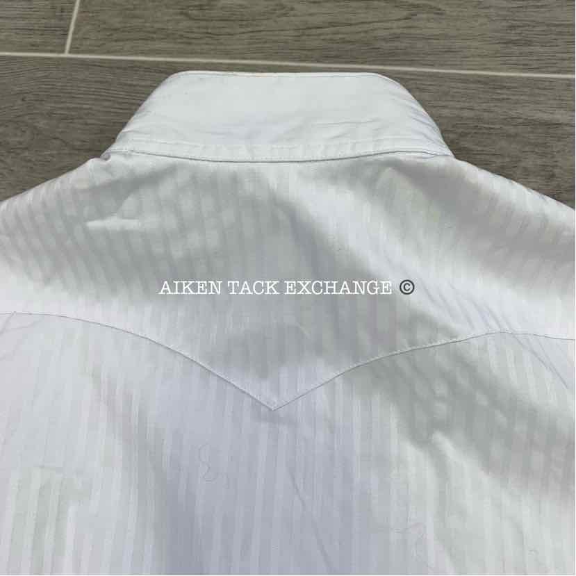 Devon-Aire Long Sleeve Show Shirt, Size 18