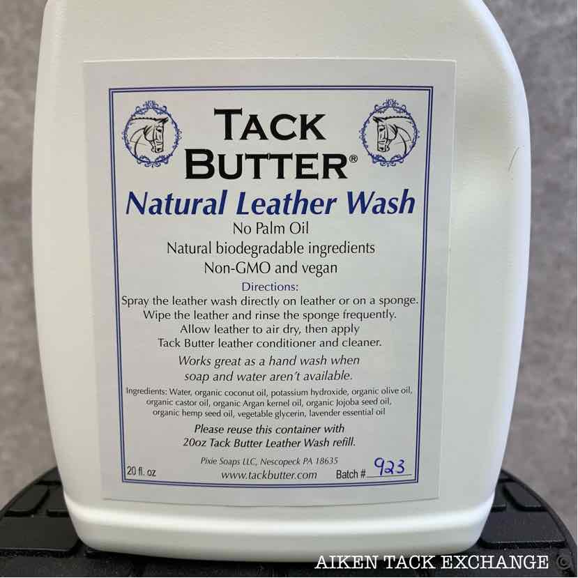 Tack Butter Natural Leather Wash for Cleaning - 20 oz