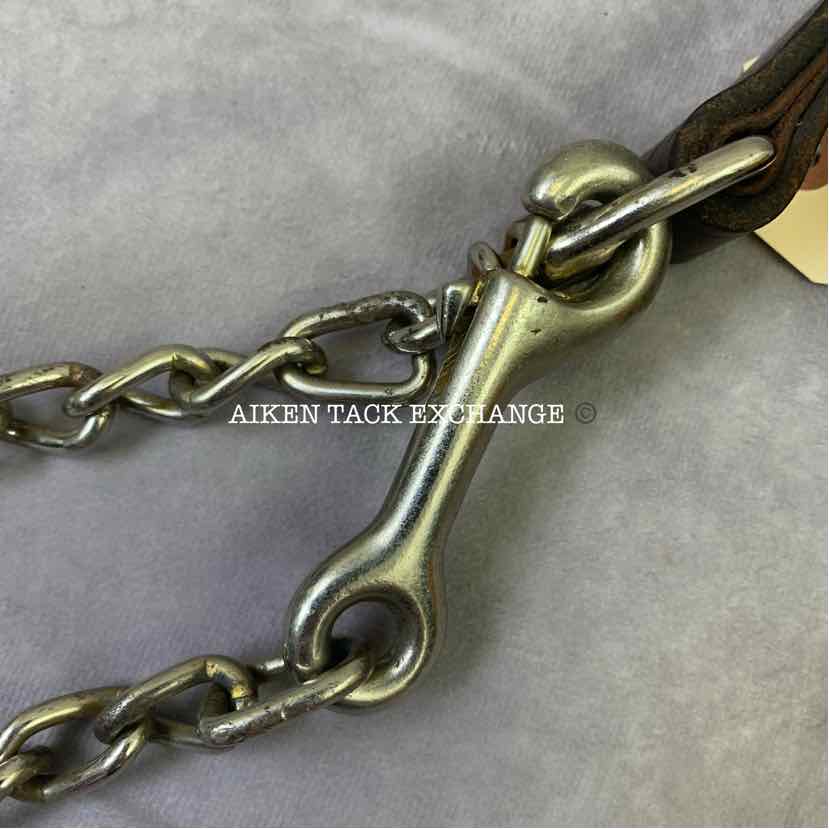 Leather Lead w/ Chain