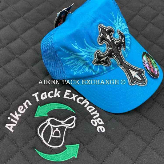 Size S/M, M&F Western Products Baseball Hat Cap, Blue:Hats & Gloves:M & F Western Products Inc.:The Aiken Tack Exchange