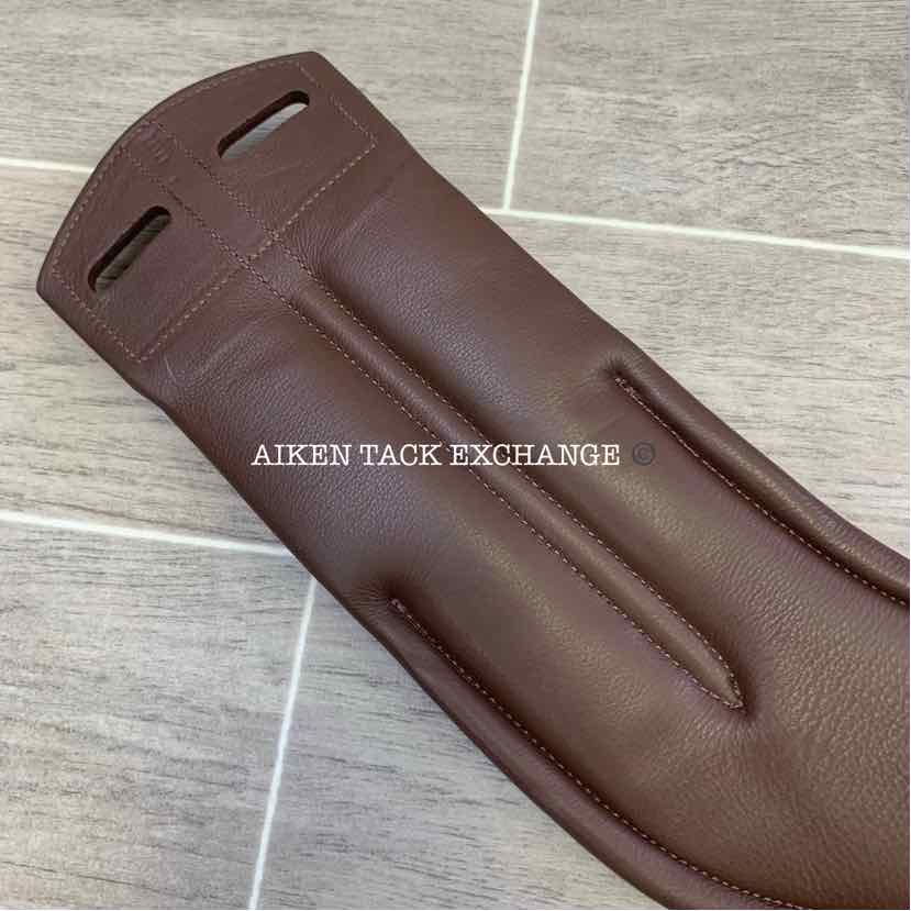 KL Select Red Barn Balance Anatomic Shoulder Relief Dressage Girth, Brown, 30"