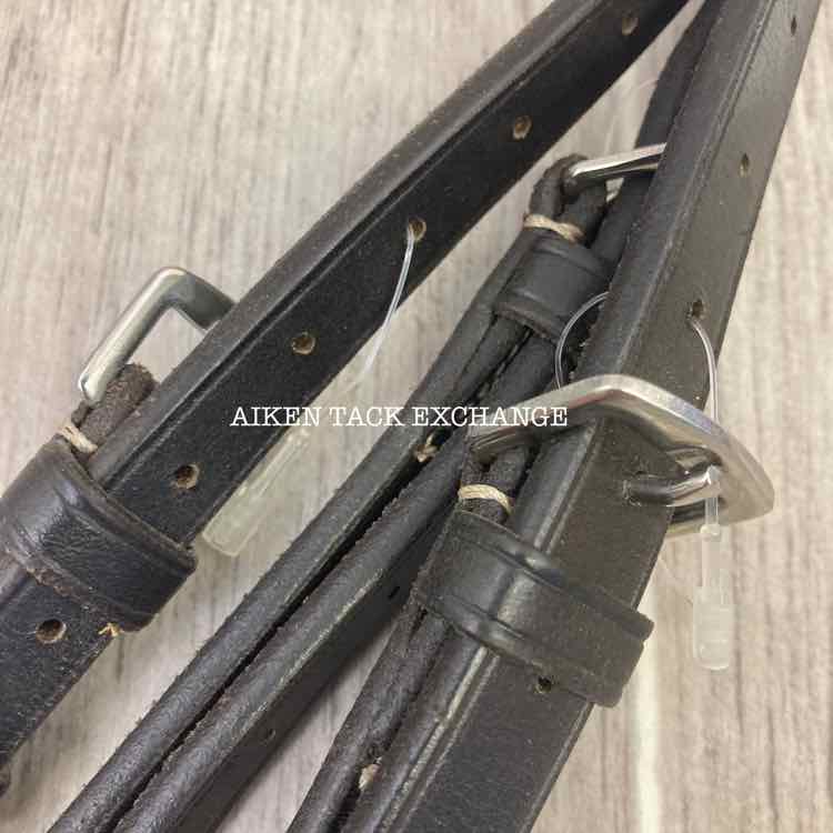 Oversize, Bridleway Fancy Stitched Raised Hunter Bridle (No Reins) Brown