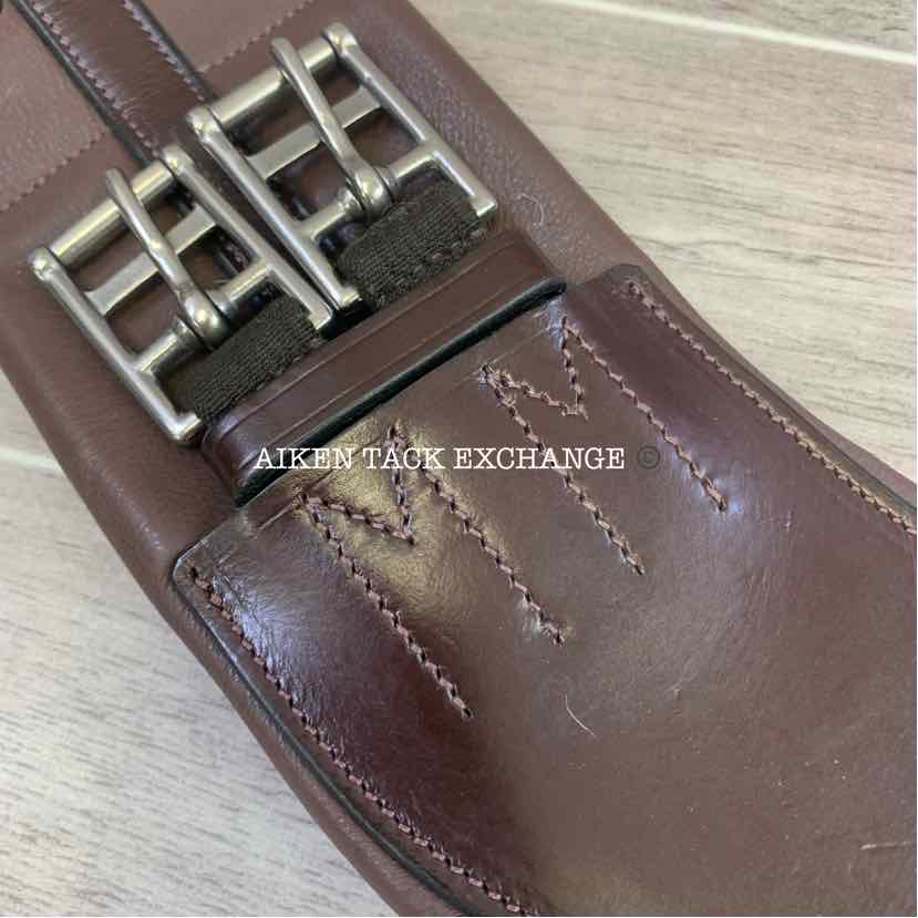 KL Select Red Barn Balance Anatomic Shoulder Relief Dressage Girth, Brown, 24"