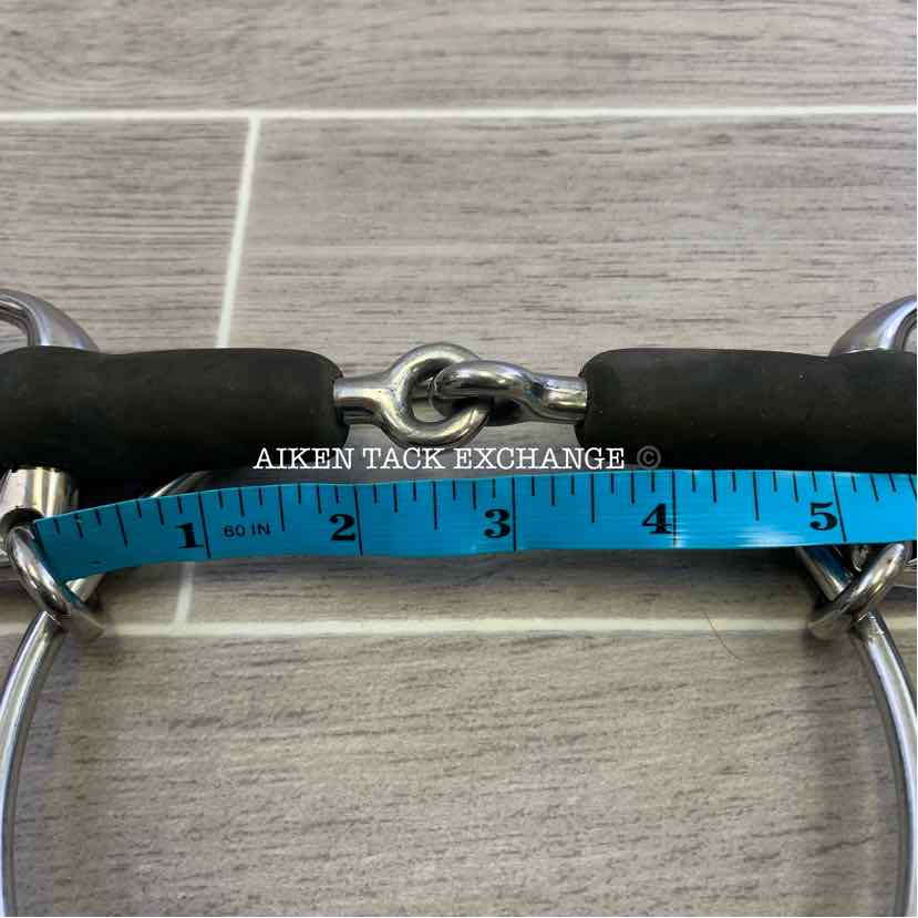 Jacks Dexter Ring Single Joint Rubber Bit 5"