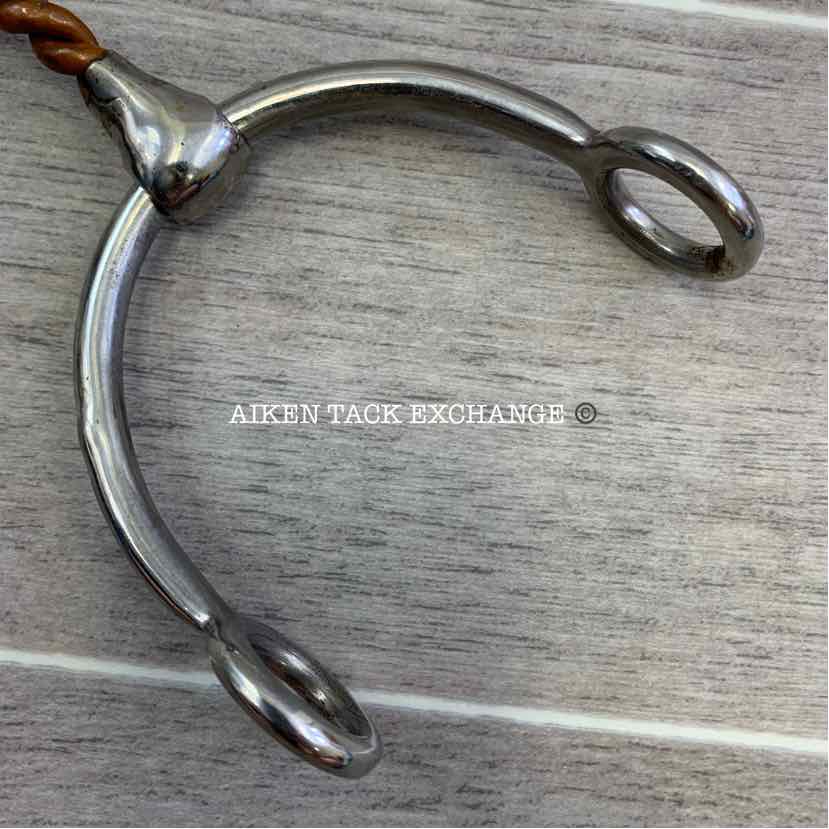 Single Joint Copper Twisted Wire Sliding Gag Bit 5"